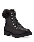Raider Leather Faux-fur Booties