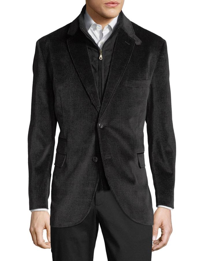 Men's Henry Blazer W/ Zip-out Bib