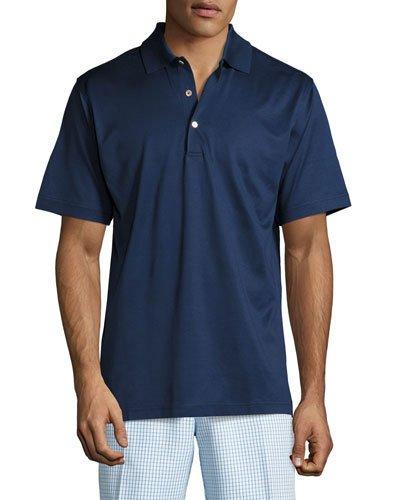 Solid Lisle-knit Polo