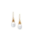 Pineapple Shaker Earrings, White Cz
