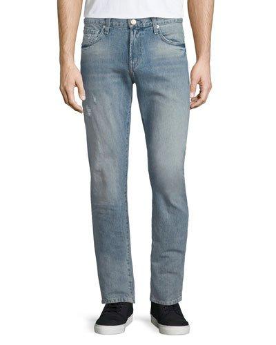Tyler Deconstructed Slim Denim Jeans,