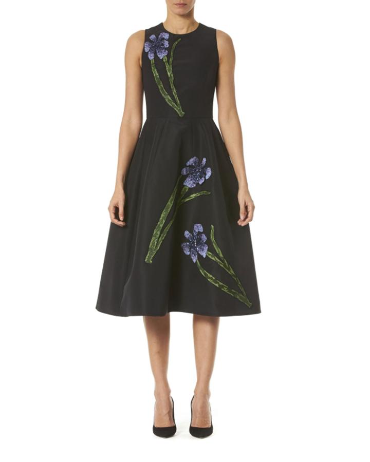 Embroidered Cocktail Dress