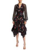 Morley Silk Handkerchief Dress