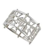 Maltese Silhouette Cuff Bracelet W/