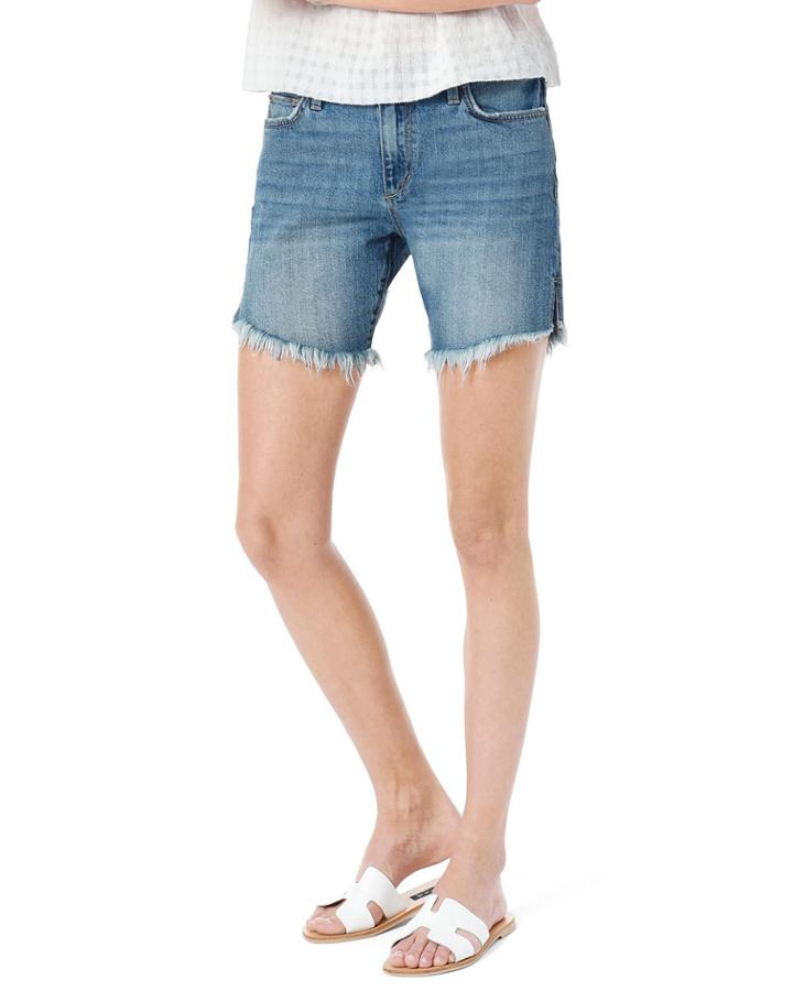 The 7 Bermuda Shorts With Frayed Hem