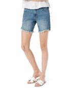 The 7 Bermuda Shorts With Frayed Hem