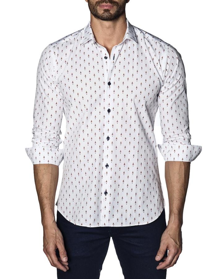 Men's Semi-fitted Solider Print