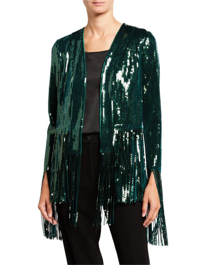 Winter Jungle Sequined Jacket