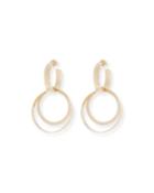 Alias 14k Small Curve Bond Hoop Earrings