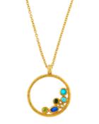 Limited Edition Pointelle Hue Pendant Necklace