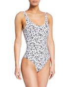 Rachel Leopard-print One-piece