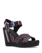 Anira Woven Fabric Wedge