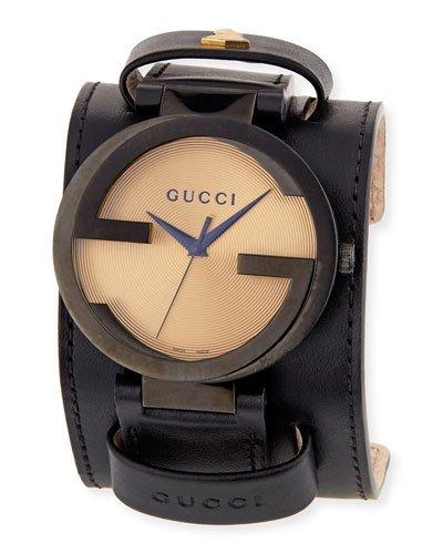 42mm Grammy&reg; Xl Interlocking G Watch W/ Calfskin