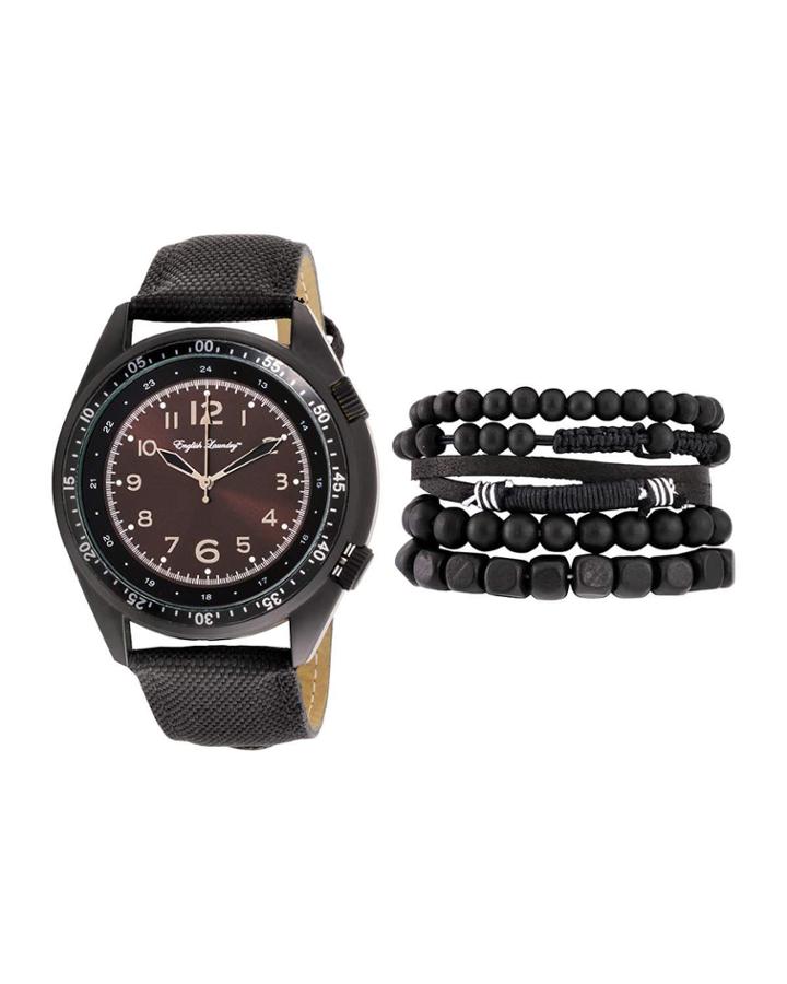 Men's 48mm Watch & Bracelets