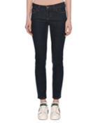 Pretty Fit Five-pocket Skinny Jeans W/ Queen Back Pocket