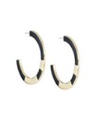 Epoxy Hoop Earrings