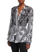 Lacey Paisley-print