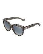 Cat-eye Optyl&reg; Sunglasses, Gray