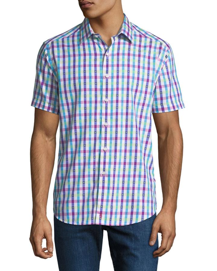 Men's Gammom Gingham Short-sleeve