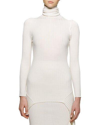 Long-sleeve Ribbed Turtleneck