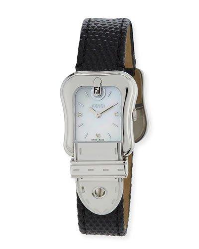 23mm B. Fendi Diamond Buckle Watch W/