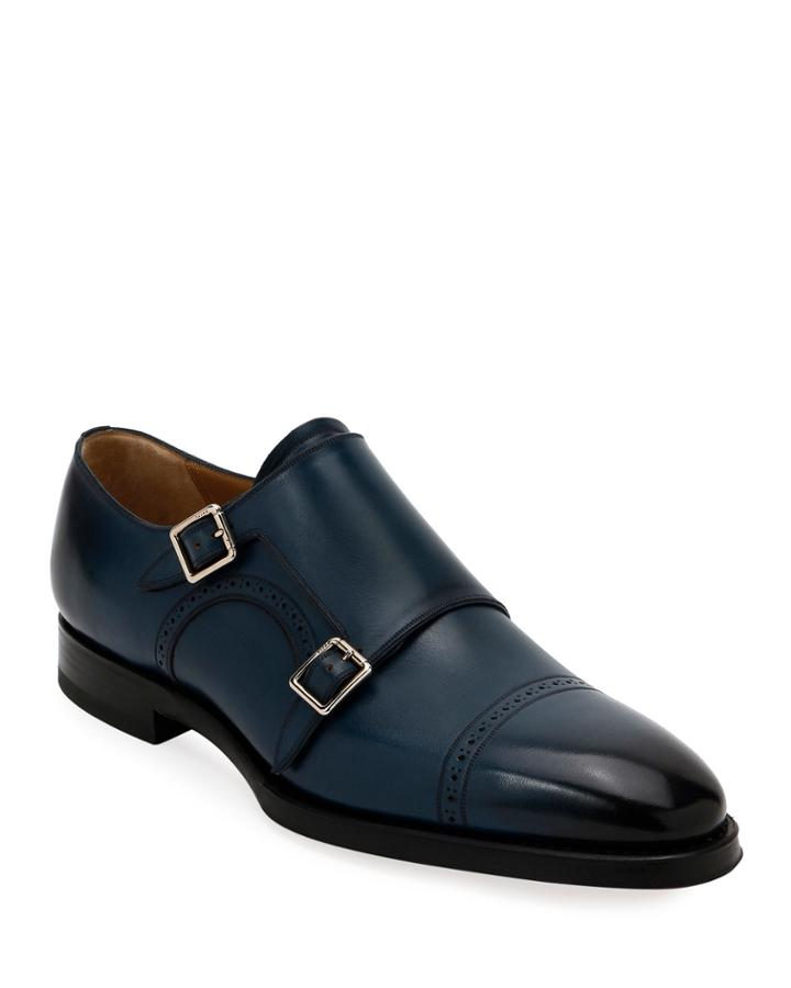 Men's Scardino Leather Double-monk