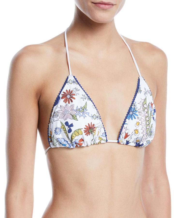 Meadow Folly Triangle Bikini Top