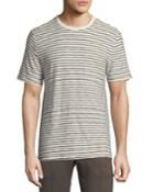 Men's Reverse Striped Pima Crewneck T-shirt