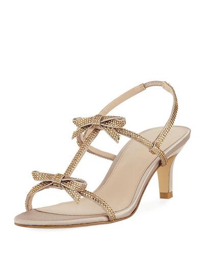 Berta Low-heel Satin Evening