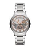 Medium Stainless Steel Two-hand Watch, Gray