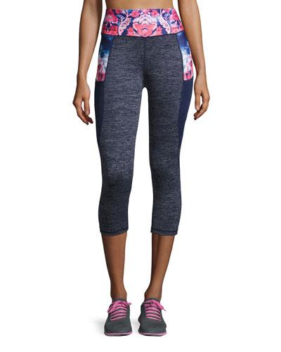Washed Floral-print Performance