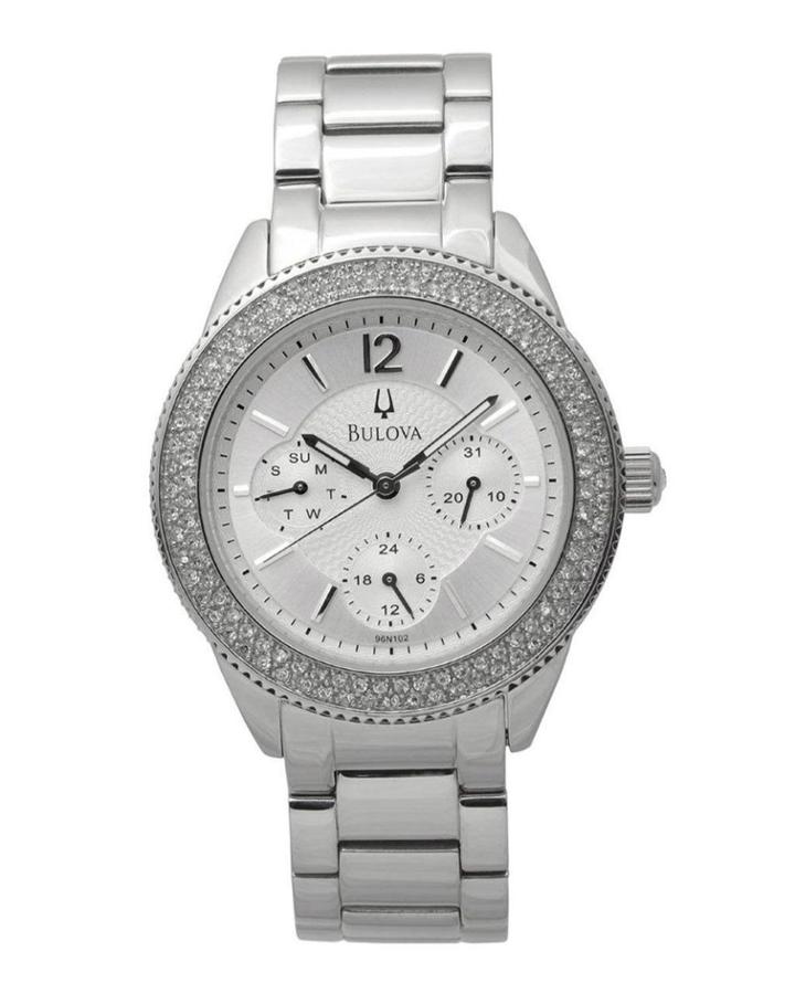 32mm Chronograph Crystal-bezel Watch,