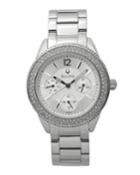 32mm Chronograph Crystal-bezel Watch,