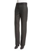 Lawrence Straight-leg Trousers, Dark Gray