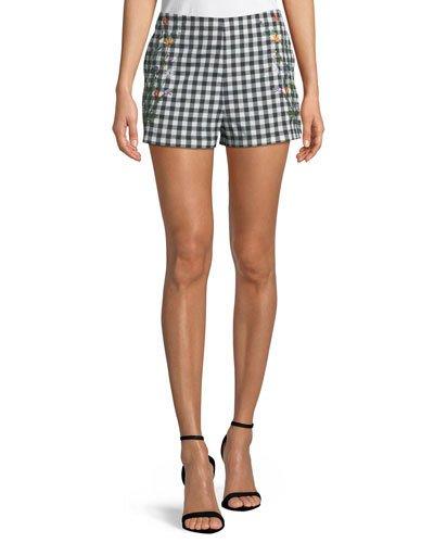 Embroidered Gingham