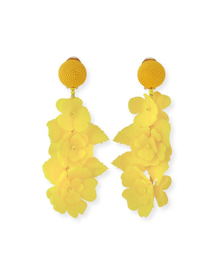Climbing Flower Clip-on Earrings