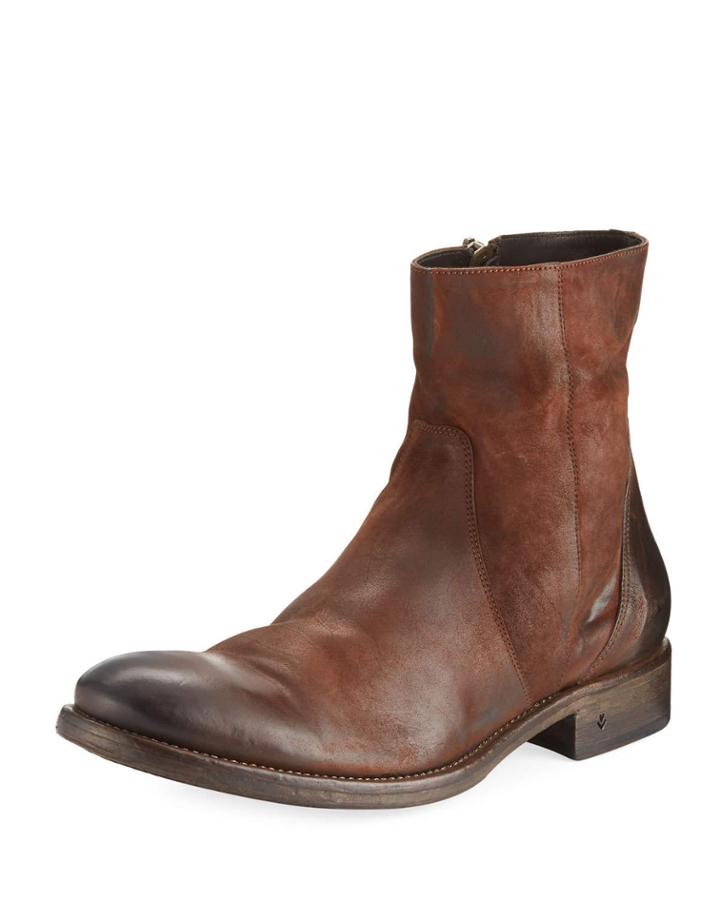 Stanton Leather Ankle Zip Boot
