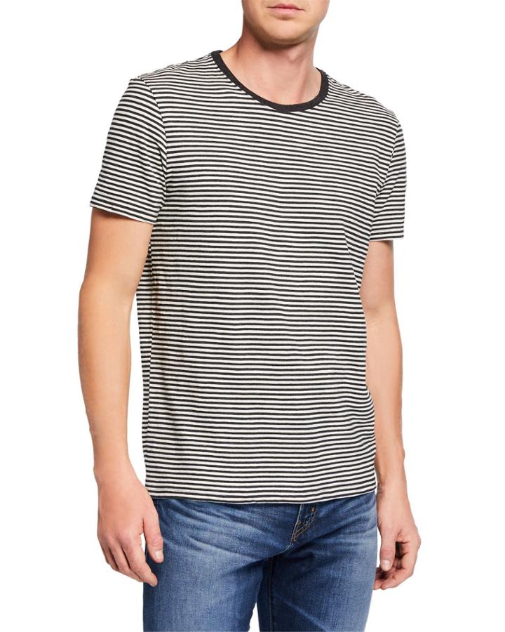 Men's Striped Cotton T-shirt
