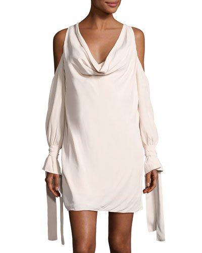 Twin Peaks Cowl Mini Dress,