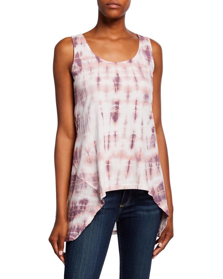 Barharbor Tie-dye High-low Tank