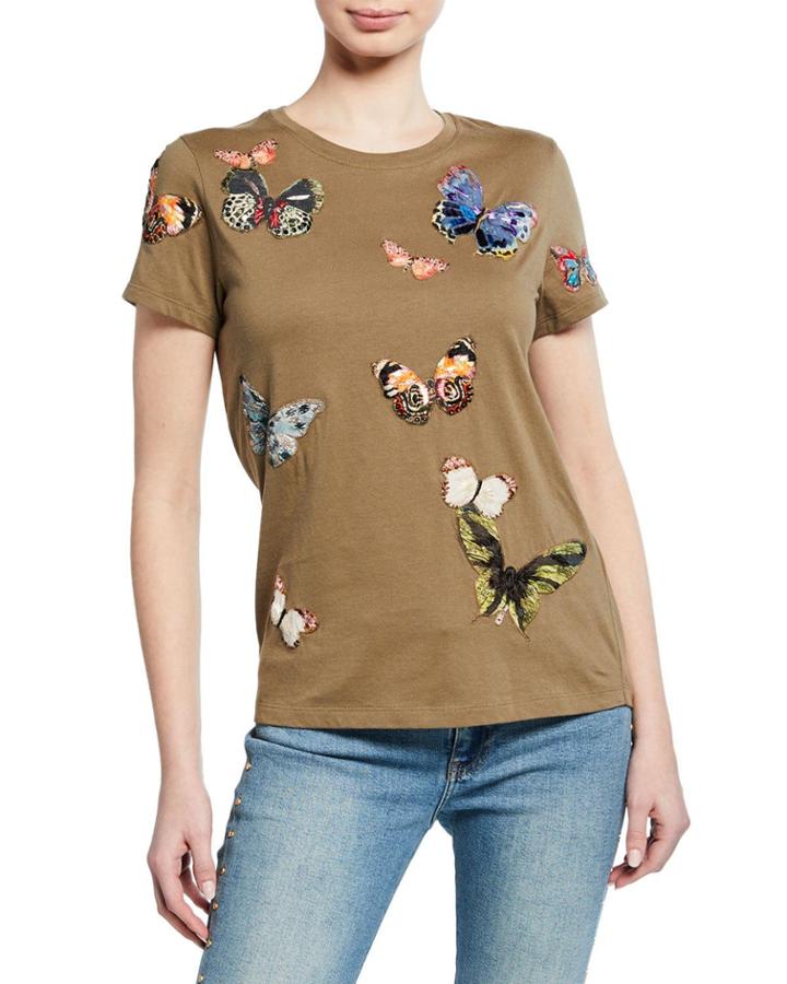 Butterfly Patch Cotton Tee