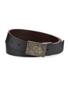 Men's Holmes Paisley-etched Buckle