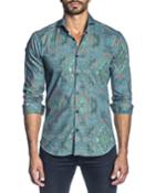 Men's Long-sleeve Tapestry Printed
