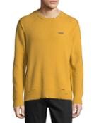 Men's Leopard Distressed