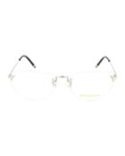 Rimless Metal Cat-eye Optical Glasses