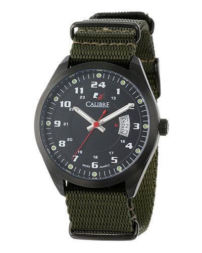 40mm Men's Trooper Canvas Watch, Green