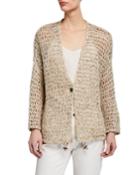 Sparkling Rustic-net Cardigan