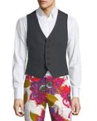 Irving Dot-print Cotton Vest