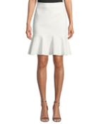 Fluted Jersey Fit-and-flare