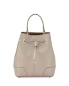 Stacy Leather Small Bucket Bag